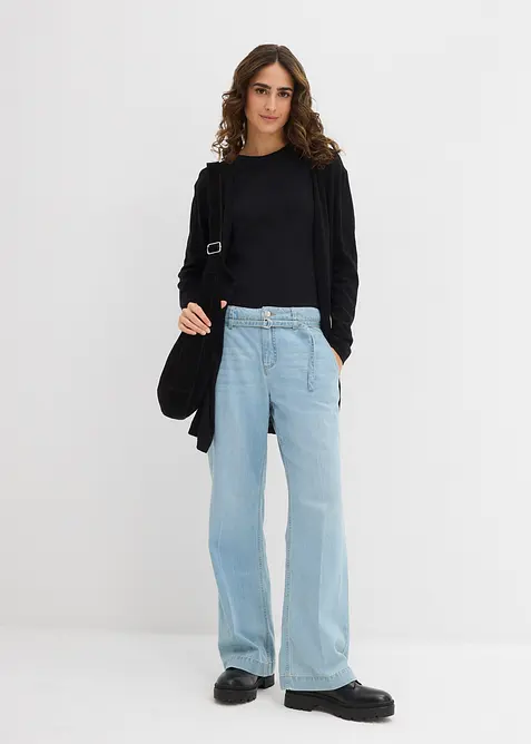 Lang vest, wordt open gedragen, bonprix