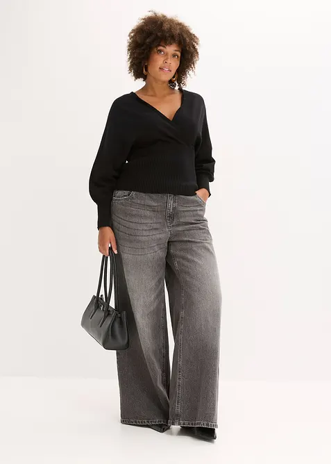 Trui van soepele viscose mix, bonprix