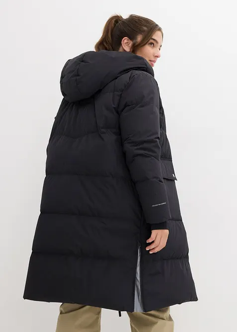 Lange donsjas met reflecterende details, bonprix