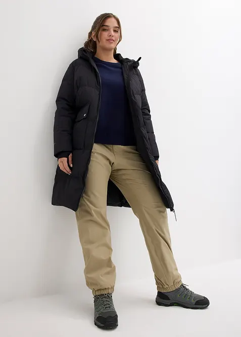 Lange donsjas met reflecterende details, bonprix