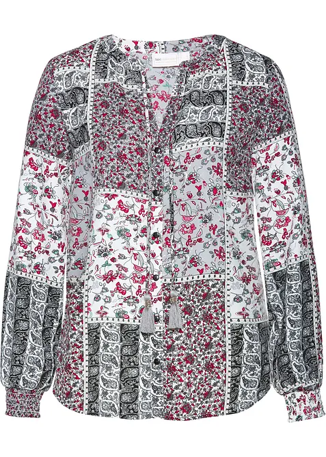 Gedessineerde blouse, bonprix