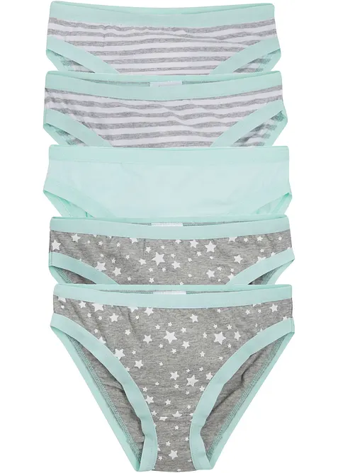 Slip met zacht katoen (set van 5), bonprix