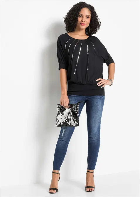 Shirt in een soepele viscosemix, bonprix