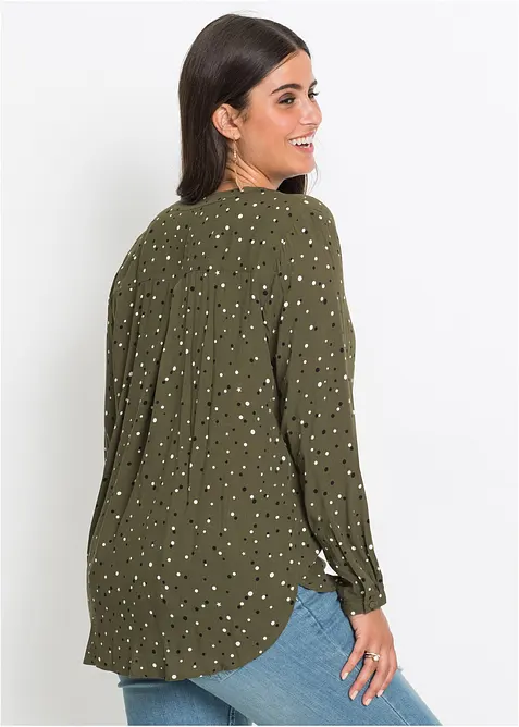 Blouse met stippen, bonprix