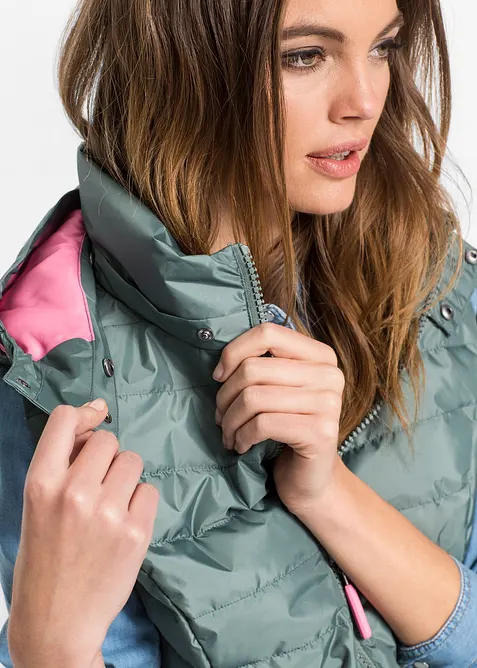 Bodywarmer met capuchon, bonprix