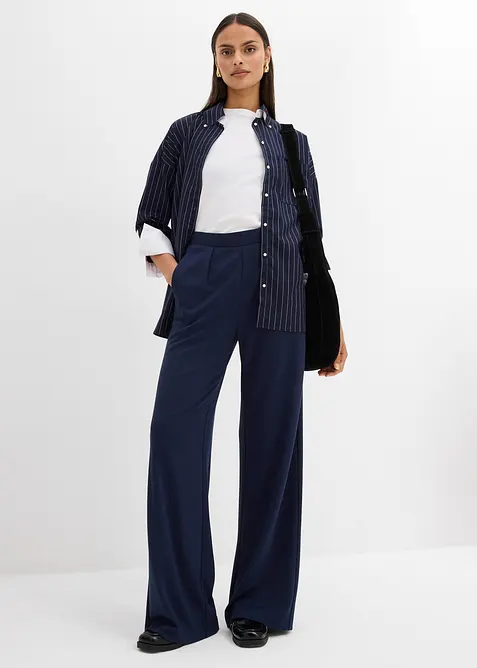 Palazzo broek van comfortabel Punto di roma, bonprix