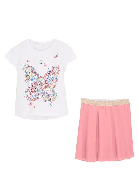 Shirt + rok (2-dlg. set), bonprix