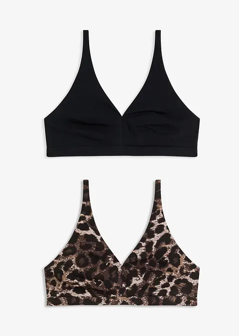 Bralette zonder beugels met biologisch katoen, bonprix
