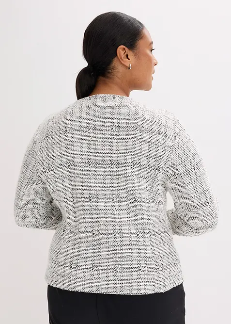 Bouclé vest van katoen, bonprix