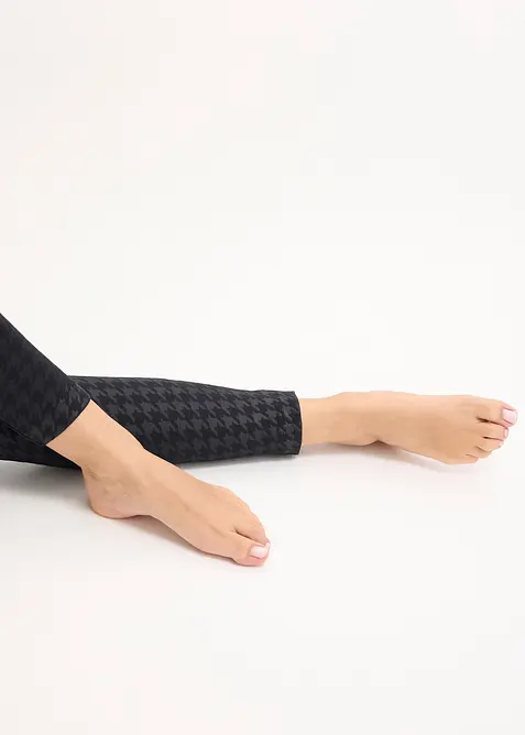 Thermo legging met zachte binnenkant en pied-de-poule, bonprix