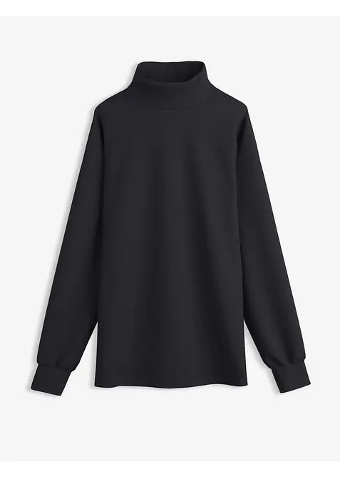 Scuba-shirt met opstaande kraag, bonprix