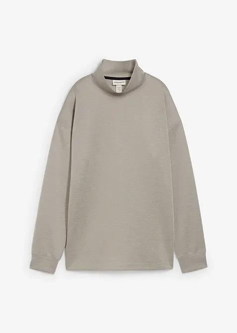 Scuba-shirt met opstaande kraag, bonprix