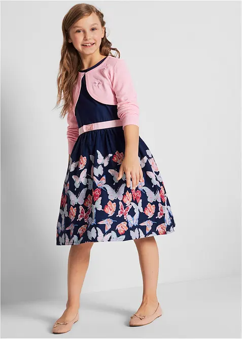 Gebreide bolero met vlinderapplicaties, bonprix