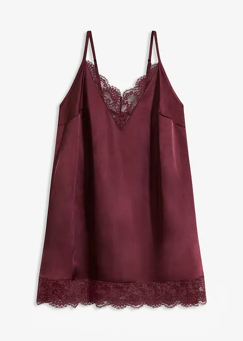 Slipdress met glanseffect, bonprix