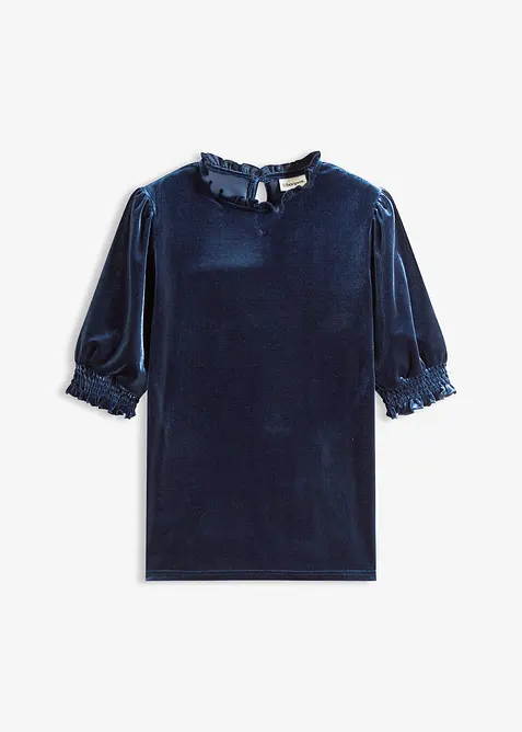 Shirt van zacht fluweel, bonprix