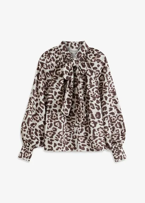 Blouse met strik, bonprix