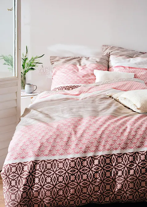 Dekbedovertrek met strepen, bonprix