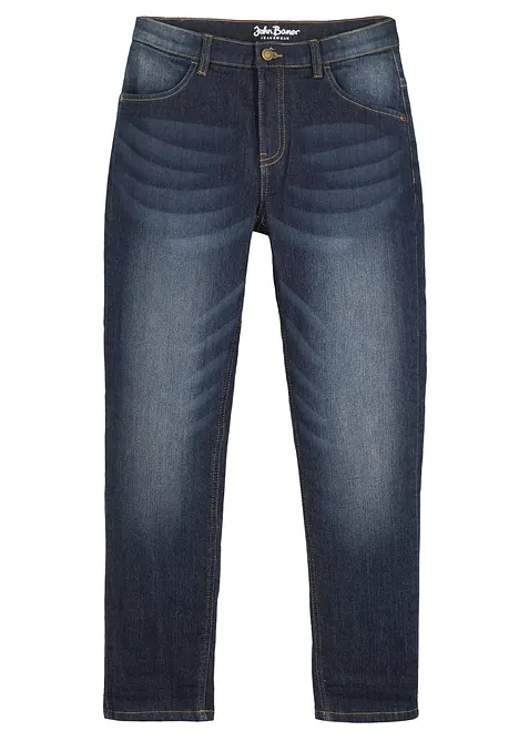Thermojeans met fleece voering, slim fit, straight, bonprix