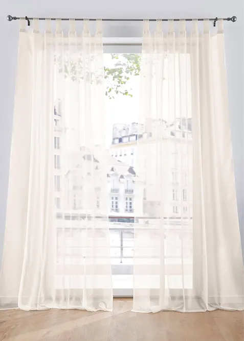 Gordijn van lichte voile (2 stuks), bonprix
