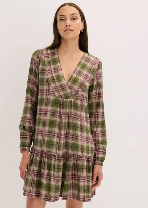 Mini jurk van katoenmix, bonprix