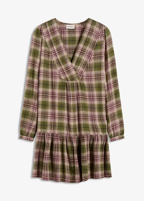 Mini jurk van katoenmix, bonprix