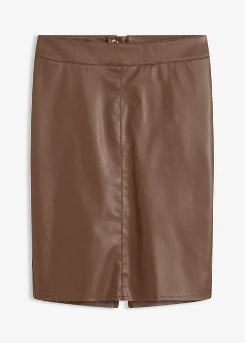 Imitatieleren kokerrok, bonprix