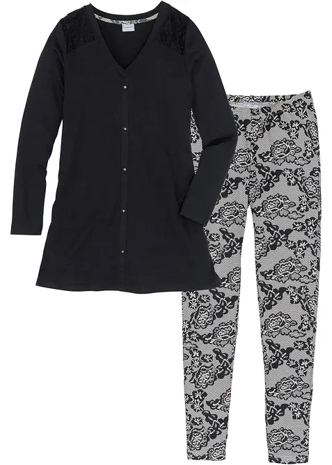 Pyjama met legging (2-dlg. set), bonprix