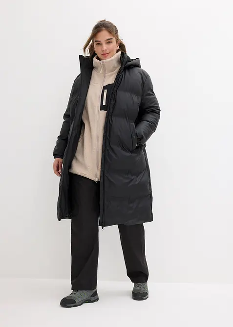 Lange regenjas in doorgestikte look, waterafstotend, bonprix