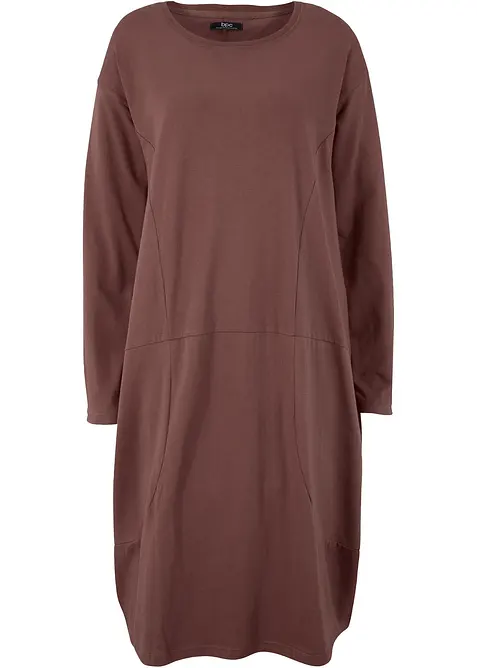 Katoenen overhemdjurk in O-vorm, bonprix