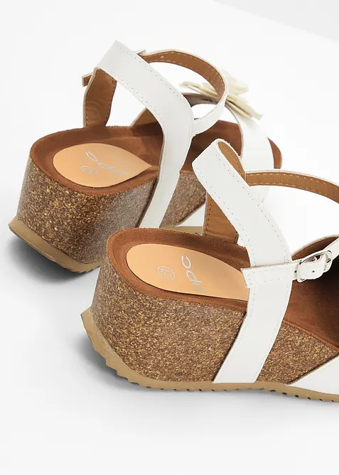 Sandaletten met sleehak, bonprix