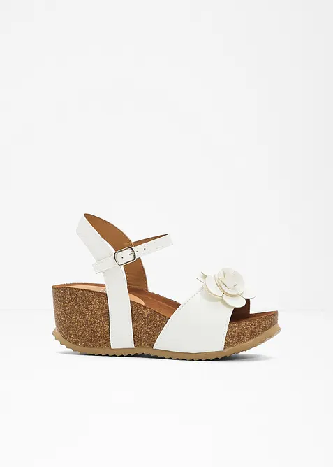 Sandaletten met sleehak, bonprix