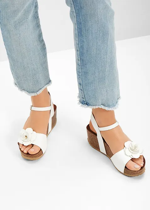 Sandaletten met sleehak, bonprix