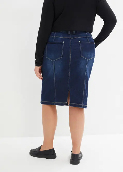 High-waist stretch rok met comfortband, bonprix