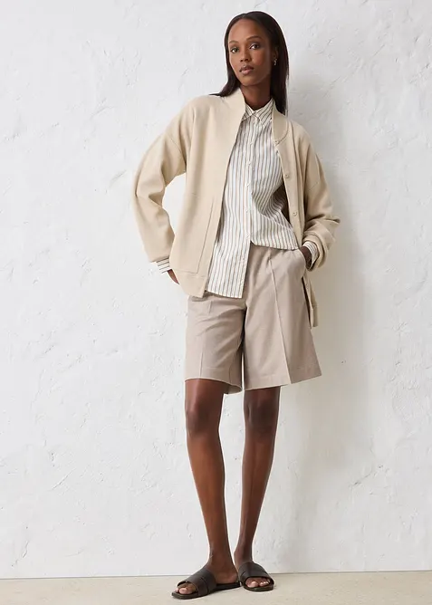 Broekrok met wol, bonprix