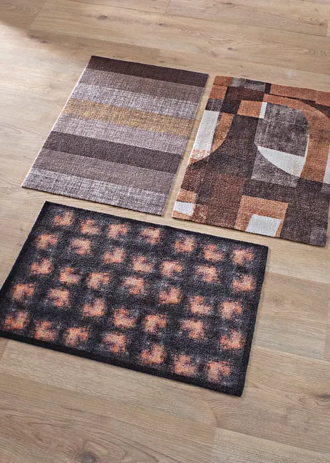 Deurmat met een geometrisch dessin, bonprix