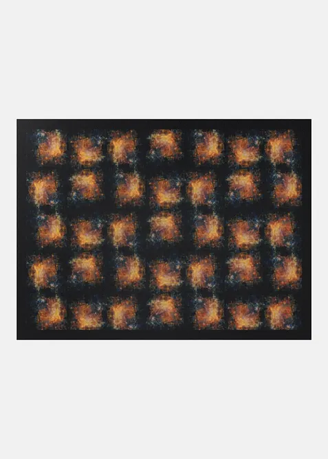 Deurmat met een geometrisch dessin, bonprix