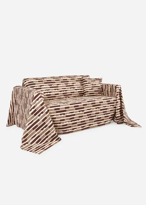 Plaid met strepen, bonprix