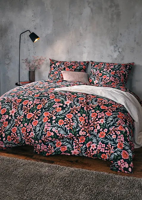 Dekbedovertrek, gebloemd, bonprix
