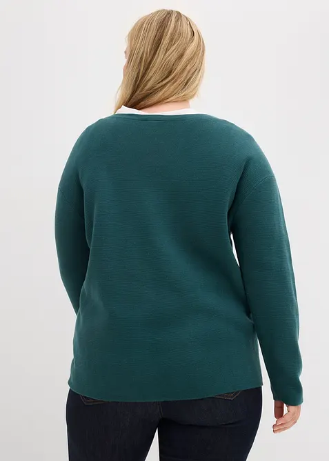 Fijn gebreid vest, bonprix