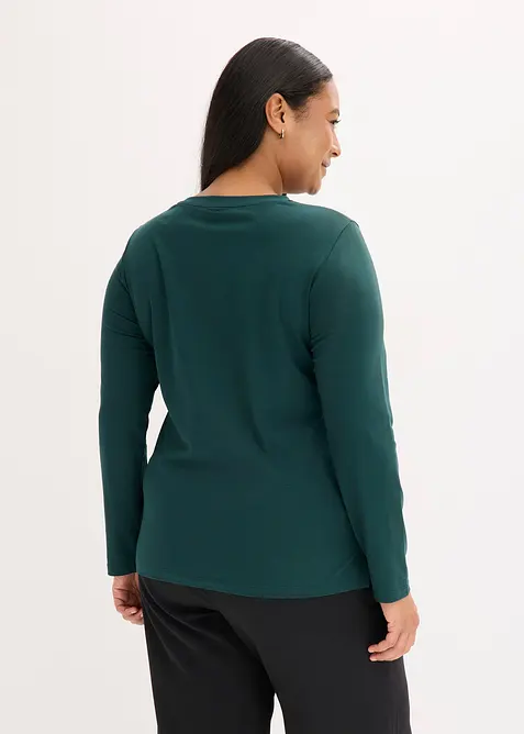 Longsleeve met rozenprint, bonprix