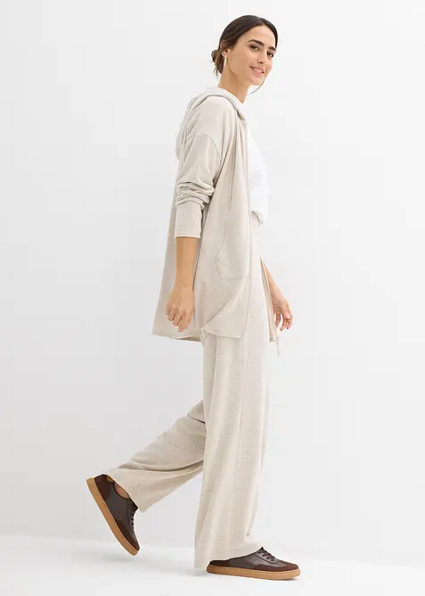 Fijngebreid vest van viscose, bonprix