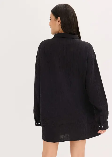 Oversized nachthemd van mousseline, bonprix