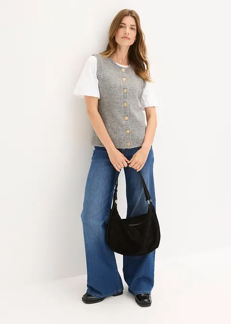 Fijngebreide bodywarmer, bonprix