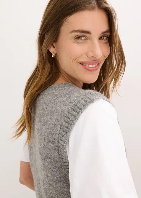 Fijngebreide bodywarmer, bonprix