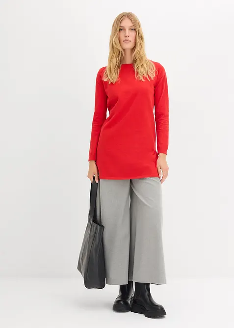 Lange trui met gerecycled katoen, bonprix