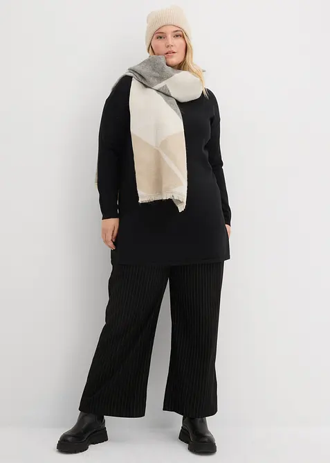 Lange trui met gerecycled katoen, bonprix