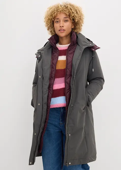 Waterafstotende outdoor jas in 2-in-1 look, bonprix