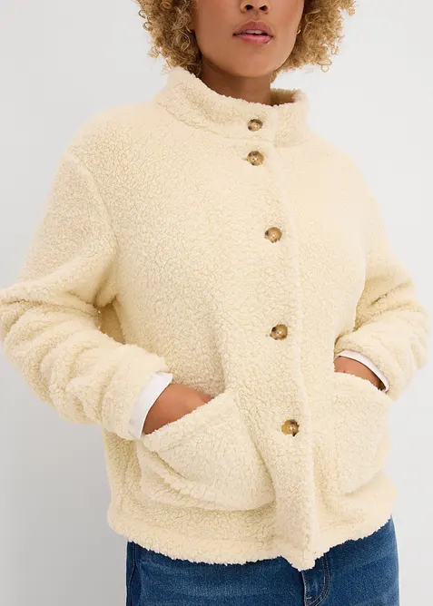 Teddy fleece vest, bonprix