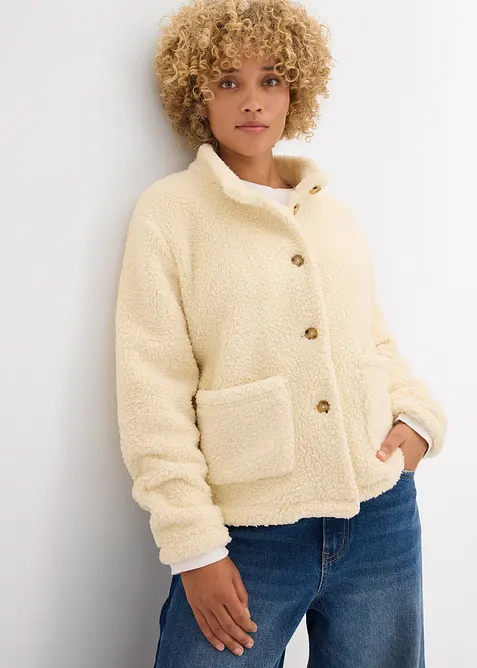 Teddy fleece vest, bonprix