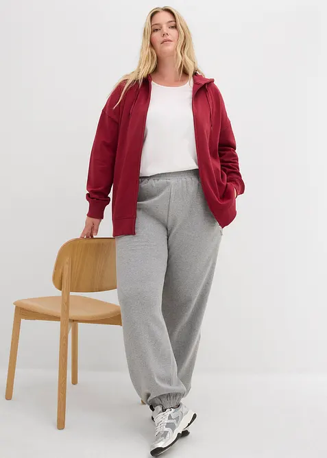 Lang sweatvest, bonprix